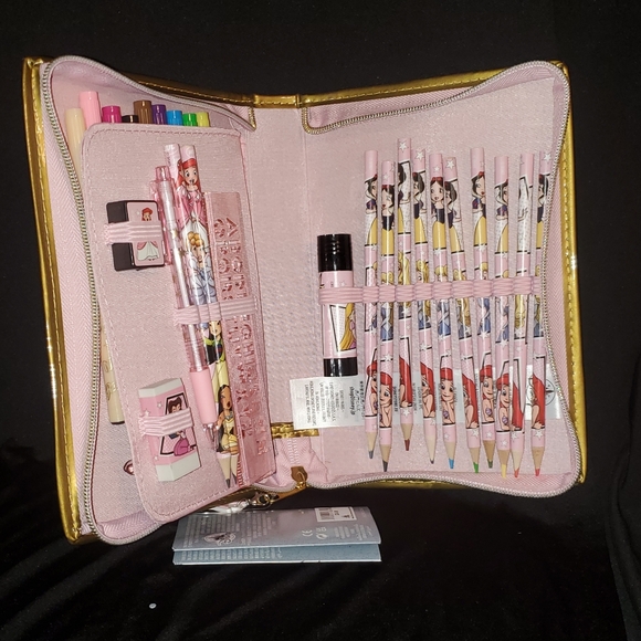 Disney Store Princess Stationary Art Case Kit School Supplies - Picture 5 of 7